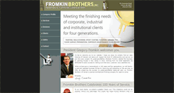 Desktop Screenshot of fromkinbrothers.com